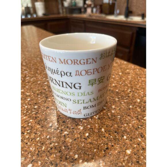 Vintage Starbucks, 2007 Good Morning language of the world mug - Picture 3 of 5